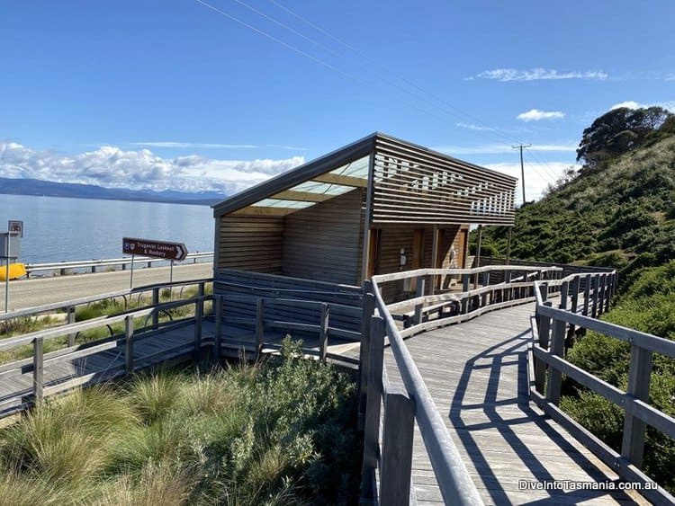 Bruny Island penguins toilets