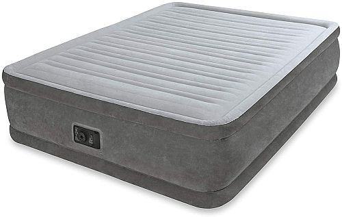 Intex Queen Deluxe Plush Raised Air Bed Mattress
